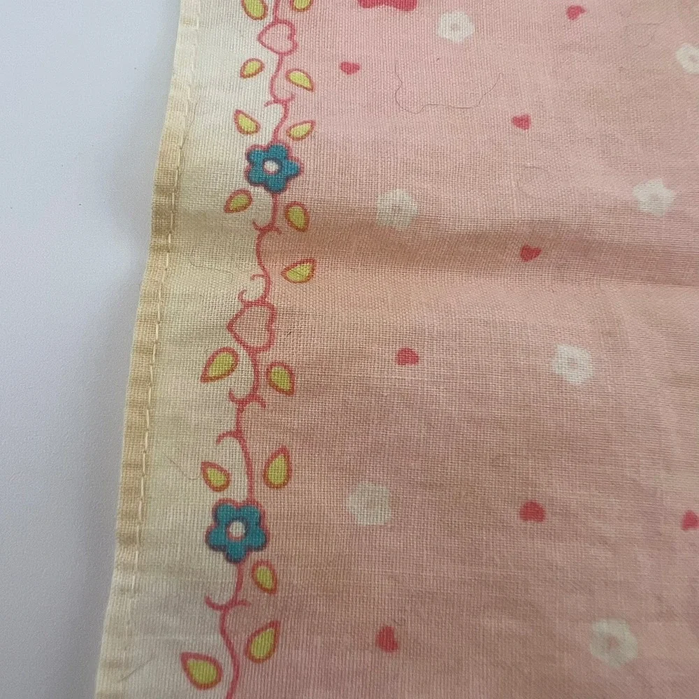 Vintage My Melody Sanrio Handkerchief 1976 Made in Japan Cotton Kawaii